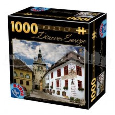 SUPER SERIE - PUZZLE 1000 PIESE - DESCOPERA EUROPA - SIGHISOARA - ROMANIA - 65995-02