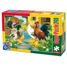 PUZZLE 240 - ANIMALE - PASARI DE CURTE - 60211-01 PUZZLE 240 - ANIMALE - PASARI DE CURTE - 60211-01