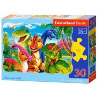 PUZZLE CASTORLAND - 30 PCS - DINO - SERLFIE - CA03808 PUZZLE CASTORLAND - 30 PCS - DINO - SERLFIE - CA03808