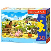 PUZZLE CASTORLAND - 30 PCS - ANIMALE DE LA FERMA - CA03815 PUZZLE CASTORLAND - 30 PCS - ANIMALE DE LA FERMA - CA03815