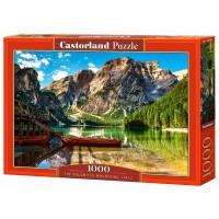 PUZZLE CASTORLAND - 1000 PIESE - MUNTII DOLOMITI -  ITALIA - CA103980