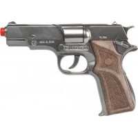 GONHER - PISTOL POLITIE CULOARE OTEL 8 METAL - GH3125/0