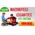 LENA GIGA TRUCKS - TRACTOR GIGANT CU CUPA SI REMORCA - 110 CM - 02136 
