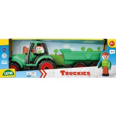 LENA - TRUCKIES - 38 CM - TRACTOR CU REMORCA CU FIGURINA - 01625 LENA - TRUCKIES - 38 CM - TRACTOR CU REMORCA CU FIGURINA - 01625