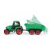 LENA - TRUCKIES - 38 CM - TRACTOR CU REMORCA CU FIGURINA - 01625