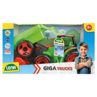 LENA GIGA TRUCKS - TRACTOR GIGANT CU CUPA SI REMORCA - 110 CM - 02136 LENA GIGA TRUCKS - TRACTOR GIGANT CU CUPA SI REMORCA - 110 CM - 02136