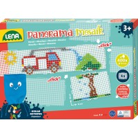 LENA - MOZAIC PANORAMIC XL TRANSPARENT - ( 400 PCS - 4 CULORI) - 10MM - 35617 LENA - MOZAIC PANORAMIC XL TRANSPARENT - ( 400 PCS - 4 CULORI) - 10MM - 35617