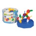 LENA - SET CONSTRUCTII RONDI - 170 PCS / 25 MM - 5 CULORI - 35945