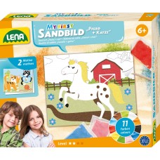 LENA - SANDBILD - PICTURA CU NISIP - ANIMALE - 2 PLANSE - 42670 LENA - SANDBILD - PICTURA CU NISIP - ANIMALE - 2 PLANSE - 42670