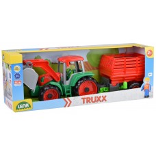 LENA - TRUXX - TRACTOR CU FIGURINA SI REMORCA - 53 CM - 04428 LENA - TRUXX - TRACTOR CU FIGURINA SI REMORCA - 53 CM - 04428
