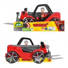 LENA TRUXX 2 - INCARCATOR TELESCOPIC CU FIGURINA - MOTOSTIVUITOR - PREZENTATOR - 35 CM - 4533 LENA TRUXX 2 - INCARCATOR TELESCOPIC CU FIGURINA - MOTOSTIVUITOR - PREZENTATOR - 35 CM - 4533