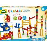 LENA - CASCADE - SET CONSTRUCTII TRASEU CU BILE MARBLE TRACK CURVE - 40 PCS +20 MINGI - 65290 LENA - CASCADE - SET CONSTRUCTII TRASEU CU BILE MARBLE TRACK CURVE - 40 PCS +20 MINGI - 65290