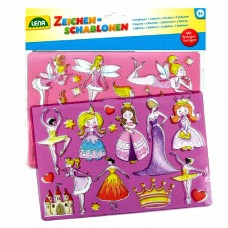 LENA - SABLOANE DE DESEN - PRINTESE SI BALERINE -  ( 2 BUC/SET ) - 65766
