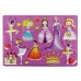 LENA - SABLOANE DE DESEN - PRINTESE SI BALERINE -  ( 2 BUC/SET ) - 65766