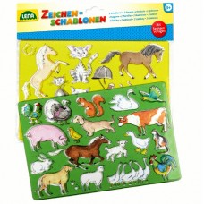 LENA - SABLOANE DE DESEN - ANIMALE - ( 2 BUC/SET ) - 65767