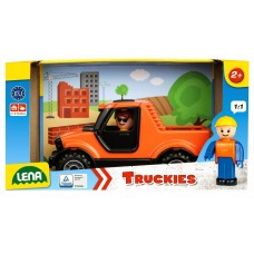 LENA TRUCKIES - CAMION PICKUP CU FIGURINA - 26.5 CM - 01628