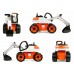 LENA - GIGA TRUCKS - EXCAVATOR RIDE-ON -70 CM - 02146