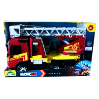 LENA WORXX - MASINA POMPIERI CU AUTOSCARA SI REZERVOR CU POMPA DE APA - VOLVO FMX - 49CM - 04625