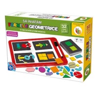 SA INVATAM - FORMELE GEOMETRICE - JOC EDUCATIV TIP MONTESSORI - 79053 - JOC MAGNETIC