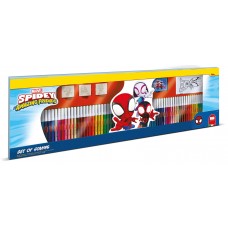 SET CREATIE MEGA - STAMPILE CU PERSONAJUL SPIDEY & FRIENDS - 96 PCS - ( 86 CM ) - 18135