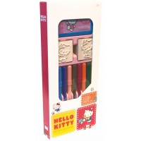SET CREATIE - STAMPILE CU PERSONAJUL HELLO KITTY - 13 PCS - 21803 SET CREATIE - STAMPILE CU PERSONAJUL HELLO KITTY - 13 PCS - 21803