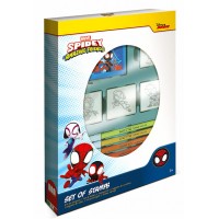 SET CREATIE - STAMPILE CU PERSONAJUL SPIDEY & FRIENDS - 12 PCS - 27135