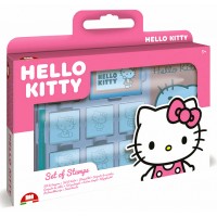 SET CREATIE - STAMPILE CU PERSONAJUL HELLO KITTY - 12 PCS - 7803