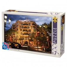 PUZZLE 500 PIESE- PEISAJE DE ZI- CASA MILA BARCELONA (SPANIA) - 69313 - (50328-32)