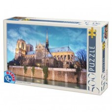 PUZZLE 500 PIESE- PEISAJE DE ZI-CATREDRALA NOTRE DAME-PARIS (FRANTA) - 69337 - (50328-34)