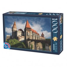PUZZLE 1000 PIESE- IMAGINI DIN ROMANIA - 74768 - (63038-12) - CASTELUL CORVIN HUNEDOARA (ZIUA) - 74768