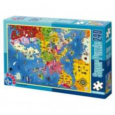 PUZZLE EDUCATIV - 240 PCS - HARTI - EUROPA - 50663 - (50663-01) PUZZLE EDUCATIV - 240 PCS - HARTI - EUROPA - 50663 - (50663-01)
