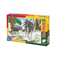PUZZLE 35 - ANIMALE - LUPI - 78148 - (60198-03) PUZZLE 35 - ANIMALE - LUPI - 78148 - (60198-03)