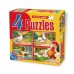 4 PUZZLE - ANIMALE - ( 12-24-35-48 PVS ) - 64585 4 PUZZLE - ANIMALE - ( 12-24-35-48 PVS ) - 64585