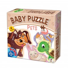 BABY PUZZLE PETS - 4 PUZZLE - DE LA 2 ANI - 71255 BABY PUZZLE PETS - 4 PUZZLE - DE LA 2 ANI - 71255
