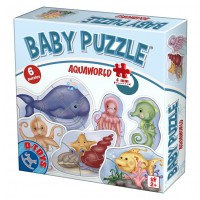 BABY PUZZLE AQUAWORLD - 6 PUZZLE - DE LA 2 ANI - 75413 BABY PUZZLE AQUAWORLD - 6 PUZZLE - DE LA 2 ANI - 75413