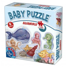 BABY PUZZLE AQUAWORLD - 6 PUZZLE - DE LA 2 ANI - 75413