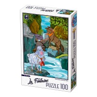 PUZZLE 100 - LA FONTAINE - FABULE - LUPUL SI MIELUL - 74379-02 PUZZLE 100 - LA FONTAINE - FABULE - LUPUL SI MIELUL - 74379-02