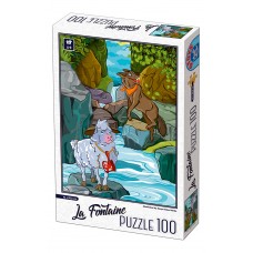 PUZZLE 100 - LA FONTAINE - FABULE - LUPUL SI MIELUL - 74379-02 PUZZLE 100 - LA FONTAINE - FABULE - LUPUL SI MIELUL - 74379-02
