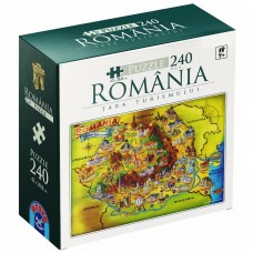 PUZZLE EDUCATIV - 240 PCS - ROMANIA - TARA TURISMULUI - 74225 PUZZLE EDUCATIV - 240 PCS - ROMANIA - TARA TURISMULUI - 74225