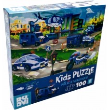 PUZZLE 100 POLICE VEHICLES - 79619-05