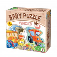 BABY PUZZLE VEHICLES - 4 PUZZLE - DE LA 2 ANI - 71279 BABY PUZZLE VEHICLES - 4 PUZZLE - DE LA 2 ANI - 71279