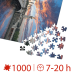PUZZLE 1000 PCS - PEISAJE DE ZI ALEXANDER”S BRIDGE-PARIS( FRANTA ) - 62154-18 - (74744) PUZZLE 1000 PCS - PEISAJE DE ZI ALEXANDER”S BRIDGE-PARIS( FRANTA ) - 62154-18 - (74744)