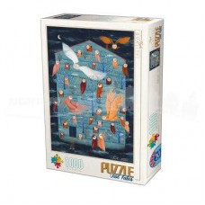 SUPER PUZZLE 1000 PIESE - ANIMALS OWL TALES - BUFNITE - 75758-02
