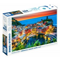 PUZZLE 500 PIESE- PEISAJE DE ZI-CINQUE TERRE - VERNAZZA (ITALIA) - 50328-40 - (80721)
