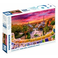 PUZZLE 500 PIESE- PEISAJE DE ZI-PARK GUELL - BARSELONA (SPANIA) - 50328-41
