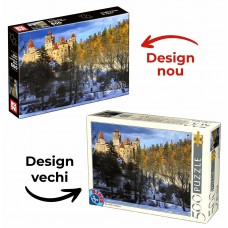 PUZZLE 500 PIESE- IMAGINI DIN ROMANIA- CASTELUL BRAN (IARNA) - 70685 - (63052-05)